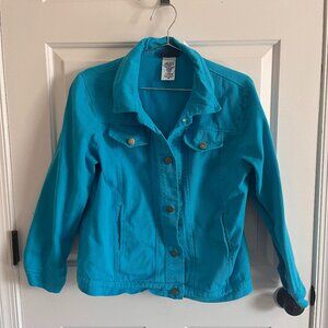 Teal Lord Isaacs Denim Jacket